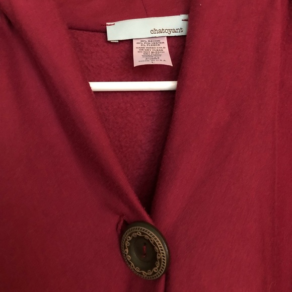 Burgundy Cardigan - Picture 3 of 5